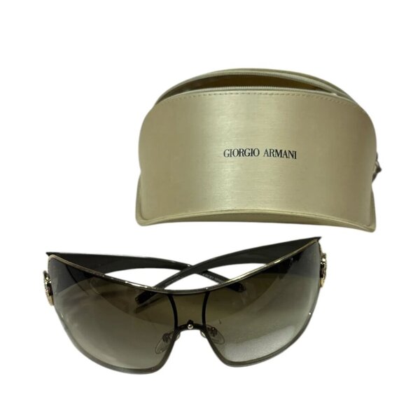 Giorgio Armani Gold Sunglasses - Picture 1 of 2